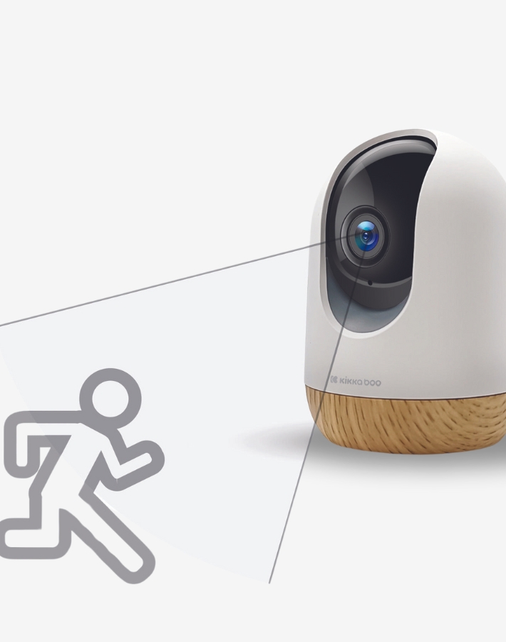 Stay vigilant with advanced motion detection that alerts you to any movement, coupled with robust night vision up to 10 meters for clear visibility in low light or darkness, ensuring around-the-clock safety for your baby.