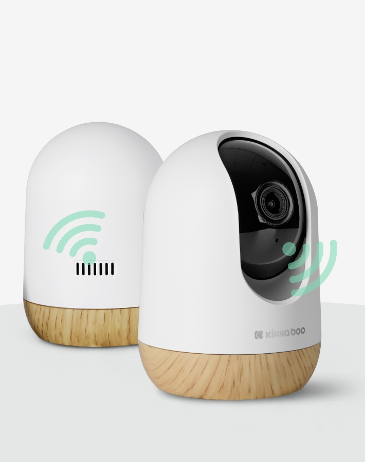 Communicate with your baby through the built-in microphone and speaker. The system supports two-way talk and can be shared with up to 5 users, perfect for letting family members check in from anywhere.
