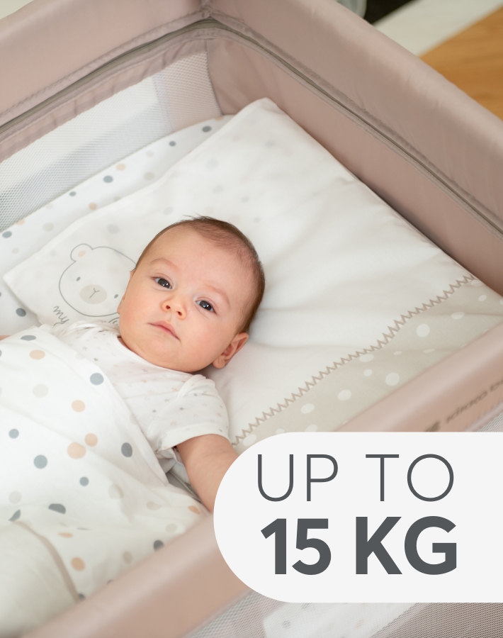 Designed to support your child from 6 to 36 months, having a single-level design accommodates weights up to 15kg, ensuring lasting comfort and safety as your child grows.