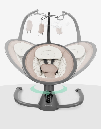 Изключително тихия люлеещ режим имитира естествените успокояващи движения на родителя, помогайки на бебето да заспи с минимални усилия.