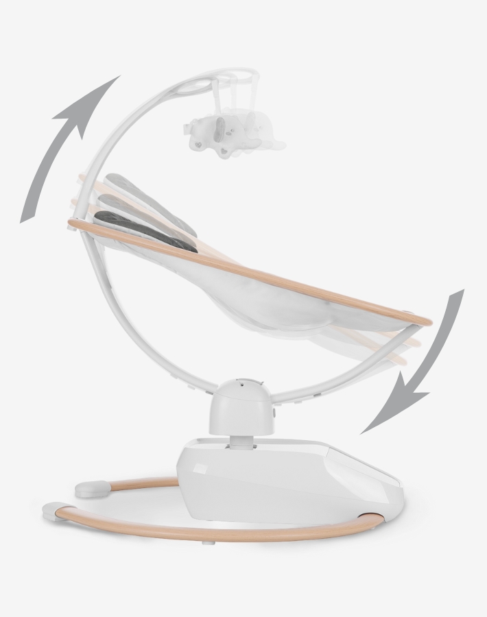 Регулируемия наклон на седалката позволява да намерите най-подходящата позиция за нуждите на вашето бебе, независимо дали то се забавлява или спи спокойно.