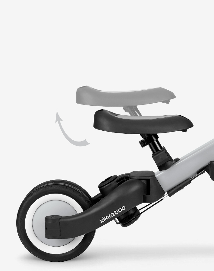 FLIP има регулируема височина на седалката, която осигурява удобно и ергономично прилягане през всички етапи от развитието на детето ви.