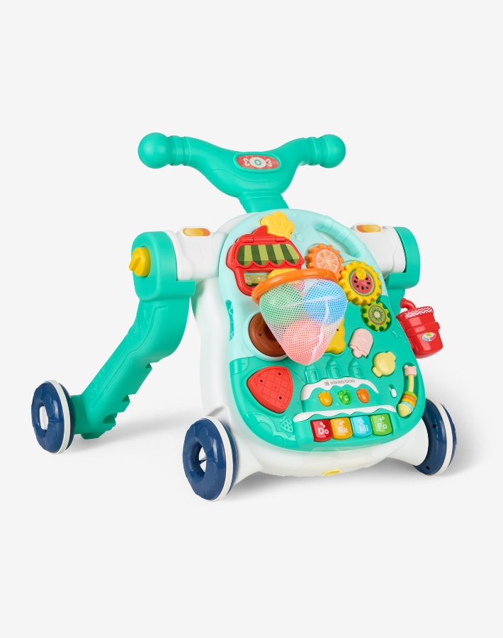 SWEET ESCAPE помага на децата на възраст 12+ месеца да направят първите си стъпки. Дизайнът и насърчава правилната стойка, което е от решаващо значение за ранното физическо развитие.