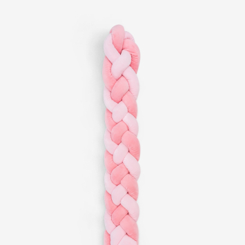 Braided bumper Pink