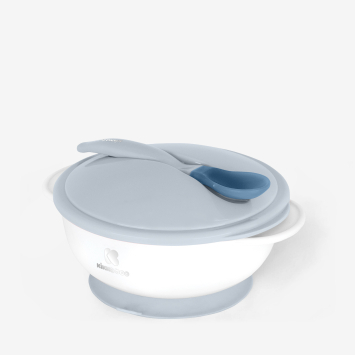 Suction bowl Blue