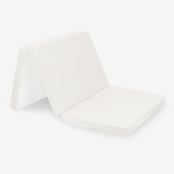Foldable mattress 59/118/5 cm polyester Light Grey