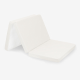 Foldable mattress 59/118/5 cm polyester Light Grey